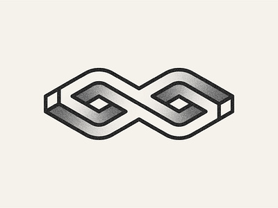 Impossible Isometric 3D Line Infinity Symbol 3d app branding design endless graphic design icon illustration impossible infinity isometric lettermark line logo loop mark minimalist symbol timeless vector