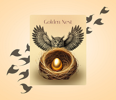 Gold Nest Social Media Post branding color pallets creative figma graphic design ui ui design