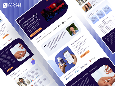 Healthcare Landing Page design dribbble shot health care healthcare landing page landing page design landingpage lead generation ui ux