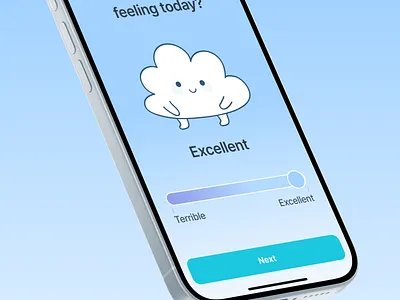 Medical Mobile App - Mood tracker app design emotion figma interface mobile app mood mood tracker mood tracker app tracker ui uidesign uxui