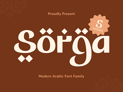 Welcome Ramadan with Sorga 🌙 | Modern Arabic Font Family arabic branding caligraphy design eid elegant font hijaiyah islamic modern poster premium ramadan sorga spiritual typography versatile