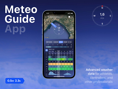 MeteoGuide | App Design appdesign appdevelopment appuiux aviationapp dataapp meteorological data meteorology mobileappdesign mobileuiux product design sportapps ui ux userinterface weather weather forecast weatherapp weatherdata weathermonitoring weathertools weathertrackingapp