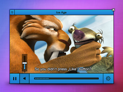 Video Player icons movie music player setting video