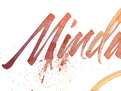 Mindaugas calligraphy cola pen