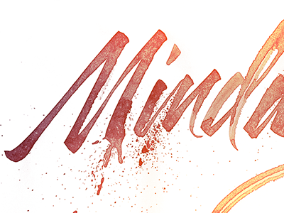 Mindaugas calligraphy cola pen