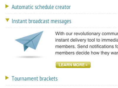 Features Accordion drupal jquery web web design
