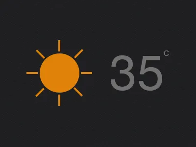 Weather [free psd] clean download free freebie photoshop psd ui widget