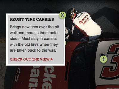Pit Crew Experience interactive nascar video web