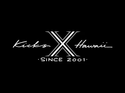 Kicks Ten Year Anniversary Logo hand lettering lettering logo