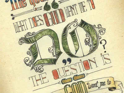 Gateway Church Type Illustration hand drawn illustration typography