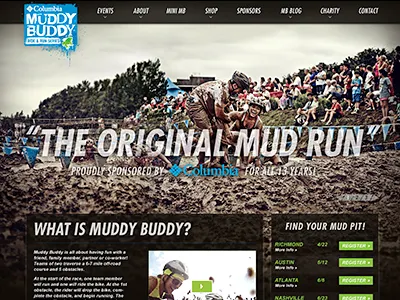 Zack Travis Dribbble Mb 02 collaboration reverberation cr desktop mud mud run muddy buddy navigation photoshop run ui ux web web design zach travis zack zack travis