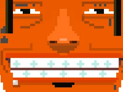 Lil' Wayne digital illustration kickpixel lil wayne music photoshop pixel art portraits rapper