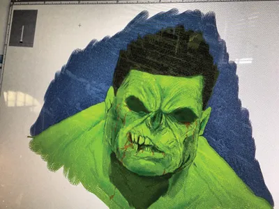Hulk Zombie Sketch comicbook hulk illustration zombie