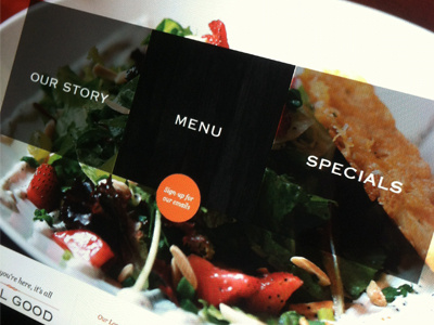 It's Saul Good clean food modular web design