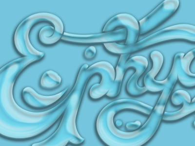 Ephydriad bobsta14 dead words lettering typography water