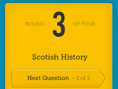 Quiz App button ios texture type yellow