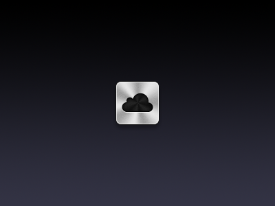 iCloud [freebie!] apple cloud icloud icon photoshop practice