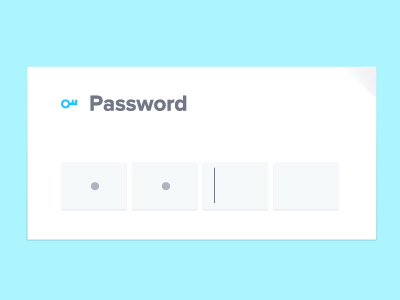 Minimal password design form interface password photoshop ui ux window