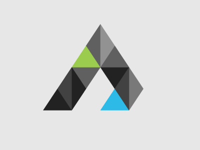 Ascentus Logo Concept branding logo mountain pyramid triangle