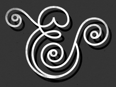 Ampersand for Typefight.com ampersand curly decorative font line linear outline type vector