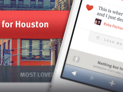 HHH app houston minimal mobile responsive