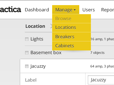 The color of electricity gui mobile responsive webapp