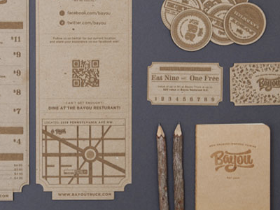 Bayou Identity Set etched identity lazer