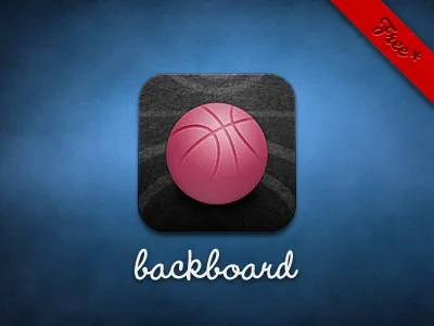 Backboard - Free Today app backboard basketball client dribbble ios ipad iphone misecia