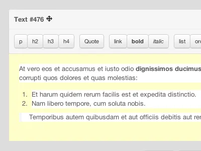 Butler cms Text Editor clean cms editor wyswyg