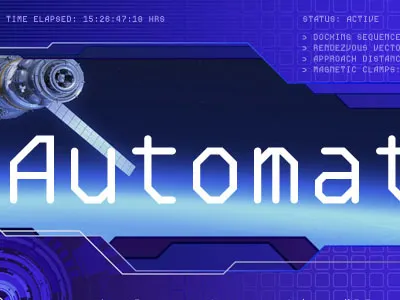 Oktal Mono - Automatik font type design typeface typography