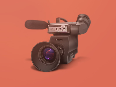 Camera 3d camera film illustration lens movie photoshop video