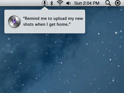 Siri for Mac apple concept iphone mac mountain lion os x siri ui