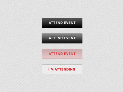 Event active attend attending event gradient hover state