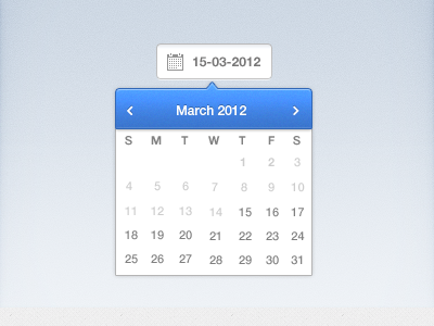 March 2012 2012 calender clean crips date. march select ui