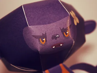 8monkey papercraft opos papercraft papertoy toy