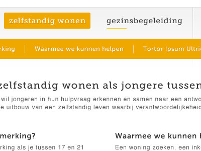 Zelfstandig wonen