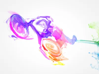 Sporty Bike bike bleeds colorful colors ink montage sports