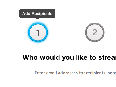 Add Recipients blue css email html recipients steps