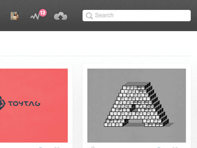 Activity Notification activity animated badge click dribbble gif improvement new notification notify site