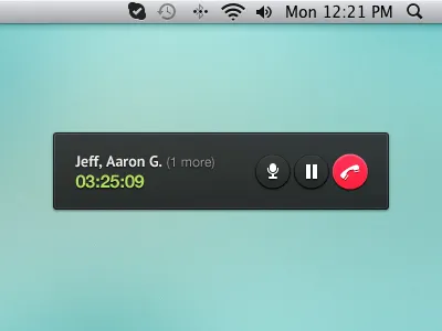 Bring Back Hold! (Skype) buttons icons simple skype software design ui