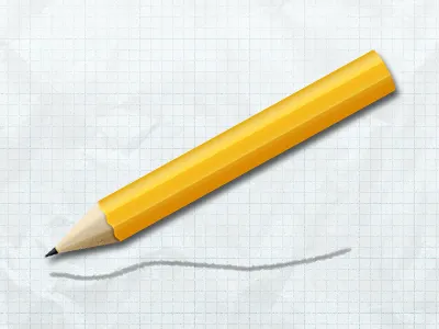 Pencil icon pencil yellow