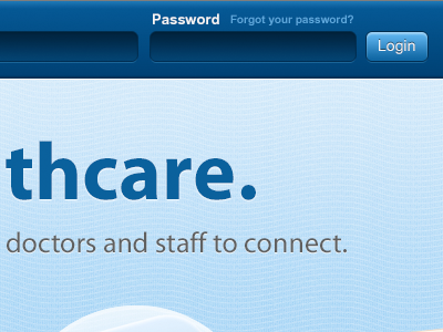 Login button clean healthcare login signin simple