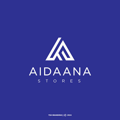 Aidaana Stores Logo Design design logo logo design store