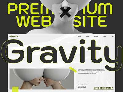 Gravity | Marketing agency | Landing page | Web design agency concept agency interface animation business design digital digital marketing gravity landing page landing page ui marketing agency preloader premium website studio ui ux web design