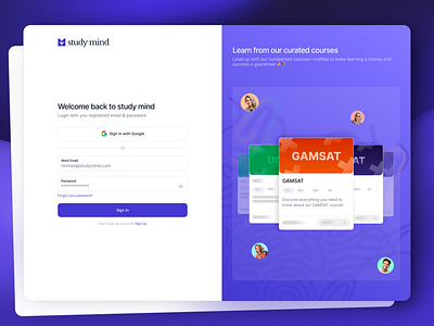 EdTech SaaS Login Page Design dashboard design design edtech product edtech saas product edtech saas product design product design saas dashboard design saas designer ui ui designer uiux designer user experience ux ux designer