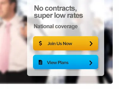 Call to Action blue blur call to action drop shadow orange