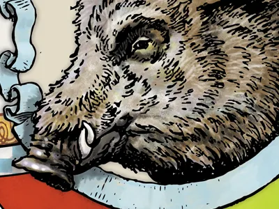 Poster for my dad crest illustration