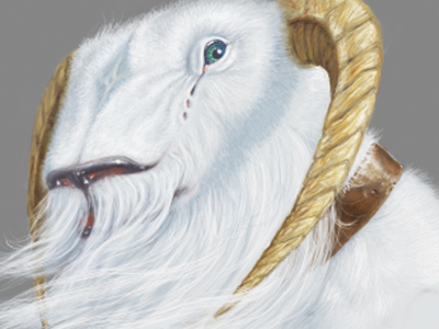 Yeti art digital painting fantasy illustration