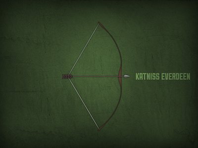 2012 The Year of Archer - Katniss Everdeen archer book bow hunger games katniss katniss everdeen