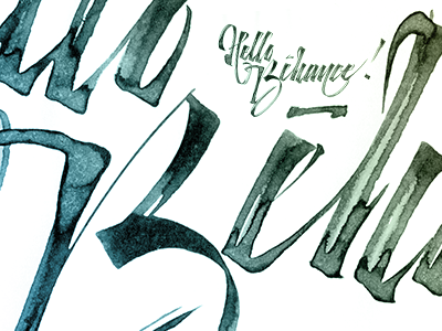 Behance calligraphy